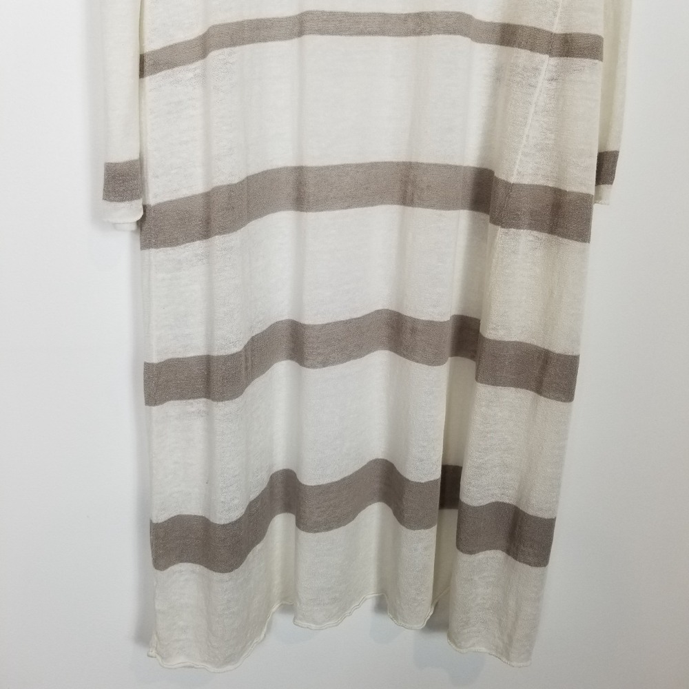 Cabi Women Linen Bon Voyage Riviera Duster Cardigan Sz L Open Lightweight Boho - Picture 6 of 8